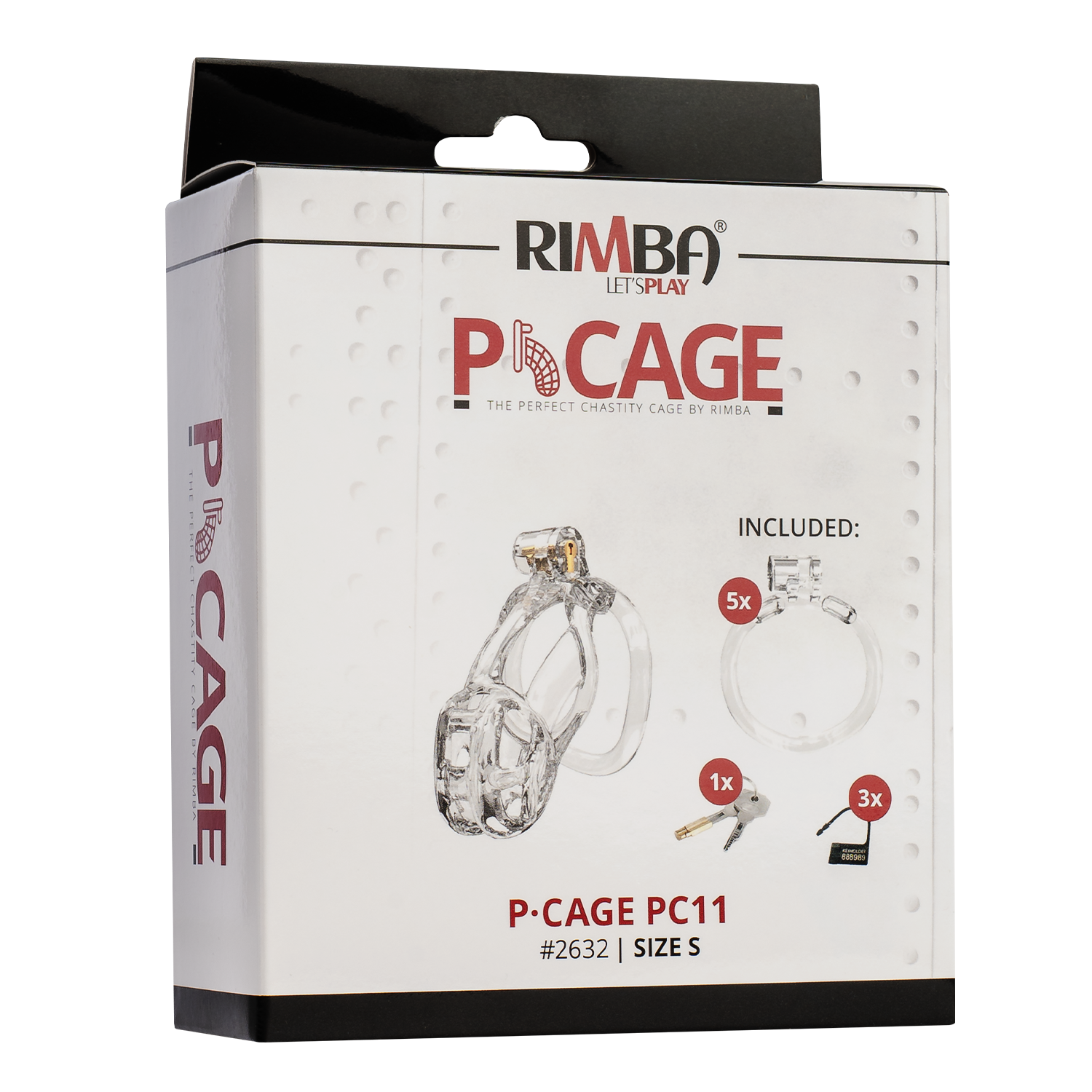 Rimba P-Cage - P-Cage PC11 - Peniskooi maat S - Transparant
