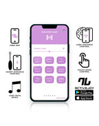 IY - Vibrerend Ei met App. - Roze/Blauw