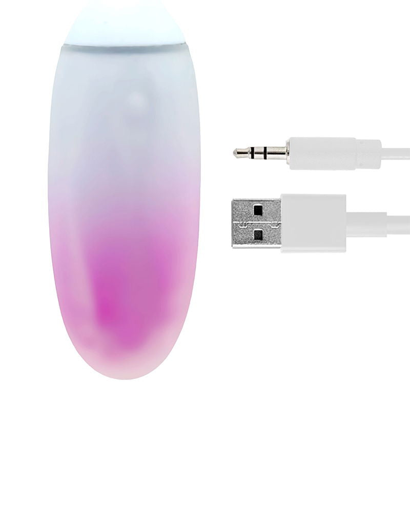 IY - Vibrerend Ei met App. - Blauw/Paars