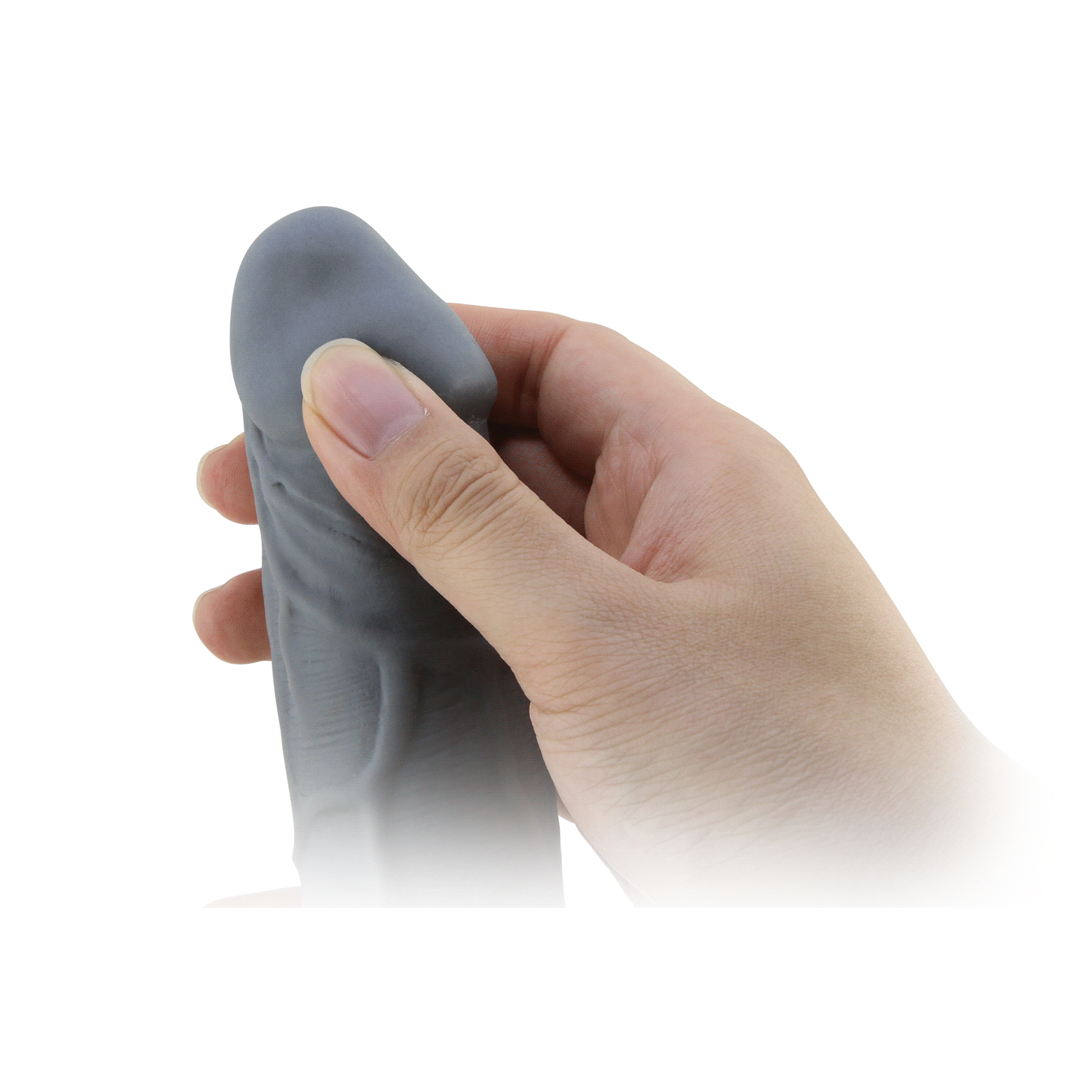 Pretty Love - Laige - Realistische Penis Sleeve - Donkergrijs