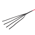 RISE - 90cm Bull Whip - Rood/Roze