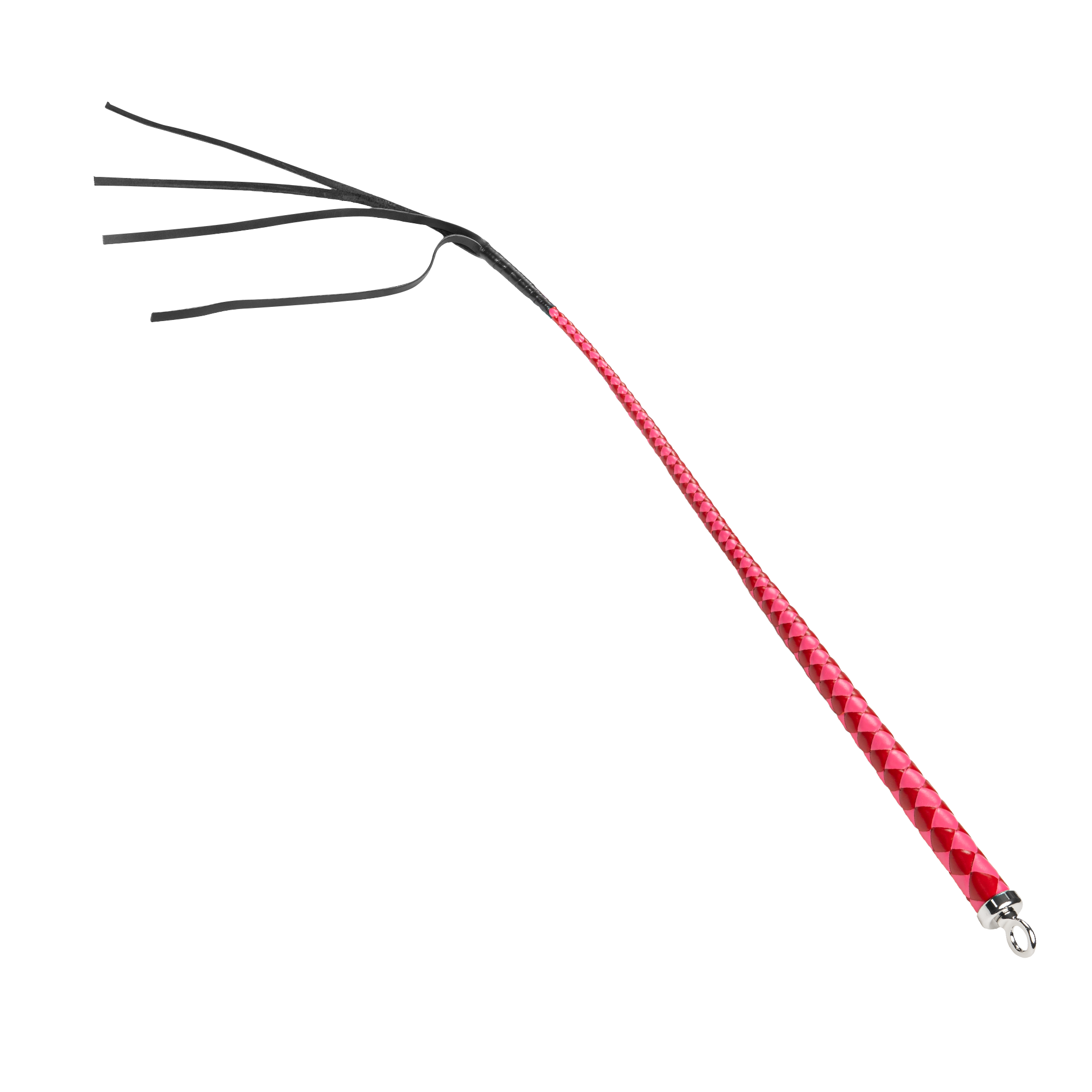 RISE - 90cm Bull Whip - Rood/Roze