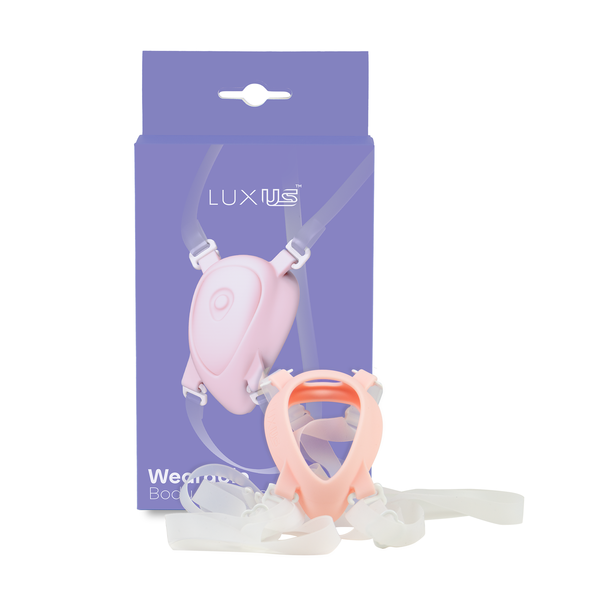 LUXUS - Luxus Wearable Harness - Transparant/Roze