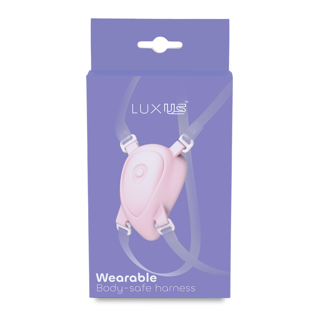 LUXUS - Luxus Wearable Harness - Transparant/Roze