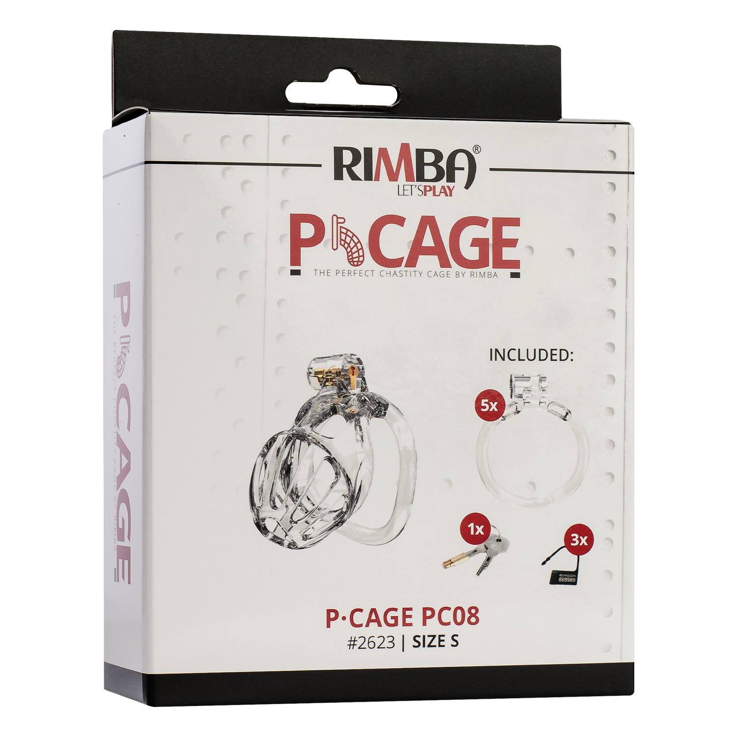 Rimba P-Cage - P-Cage PC08 - Peniskooi Maat S - Transparant