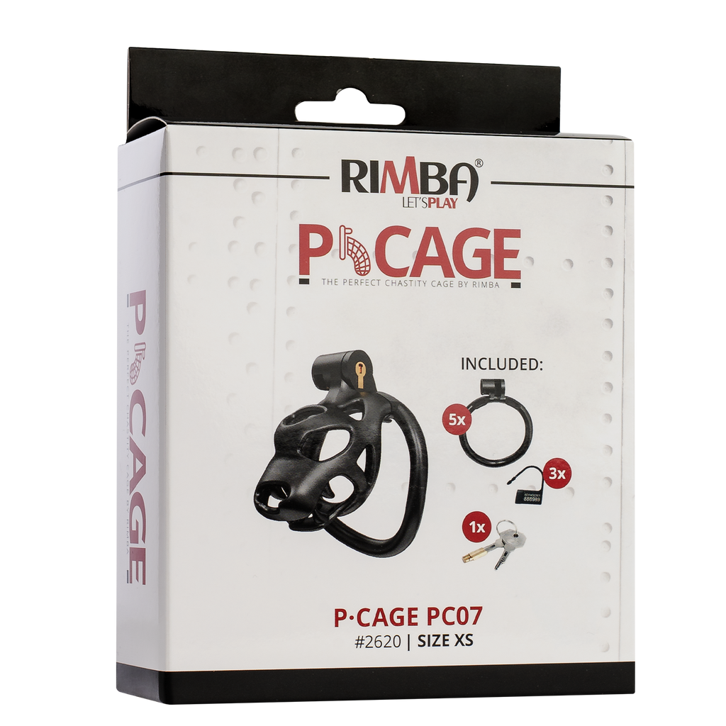 Rimba P-Cage - P-Cage PC07 - Peniskooi Maat XS - Zwart