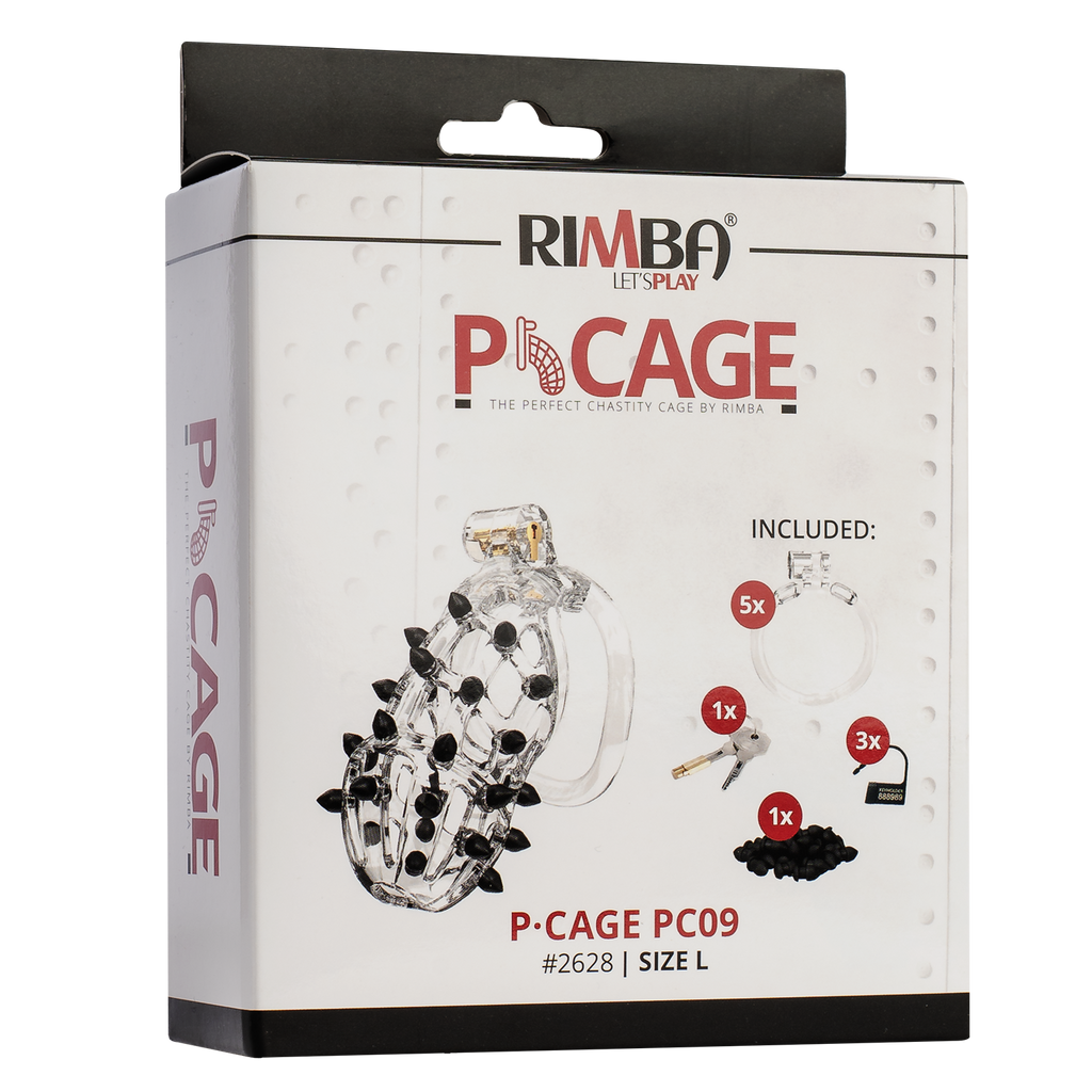 Rimba P-Cage - P-Cage PC09 - Peniskooi Maat L - Transparant