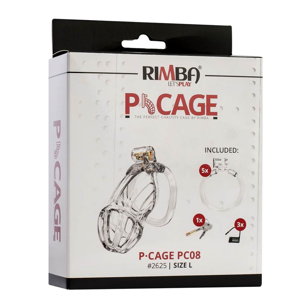 Rimba P-Cage - P-Cage PC08 - Peniskooi Maat L - Transparant