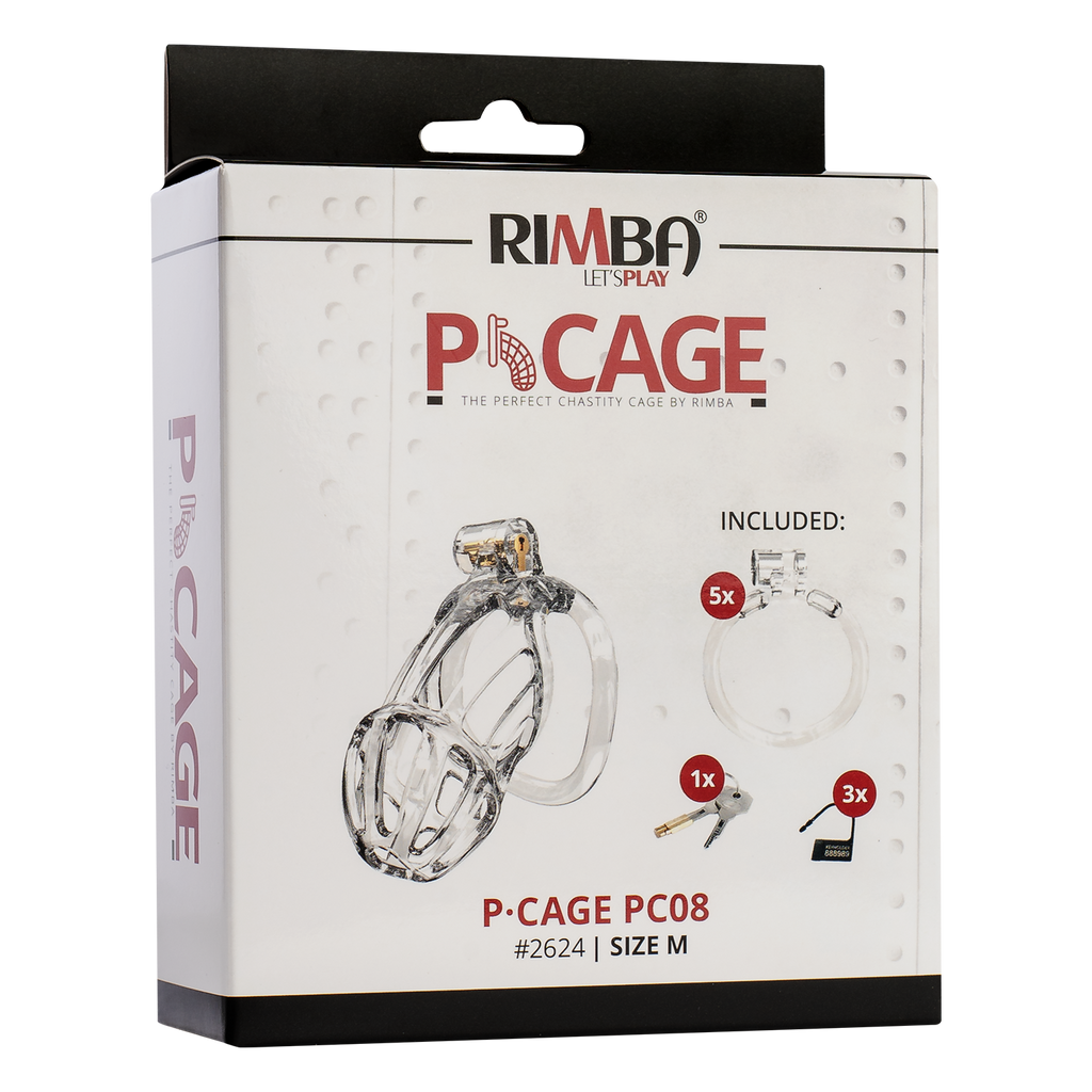 Rimba P-Cage - P-Cage PC08 - Peniskooi Maat M - Transparant