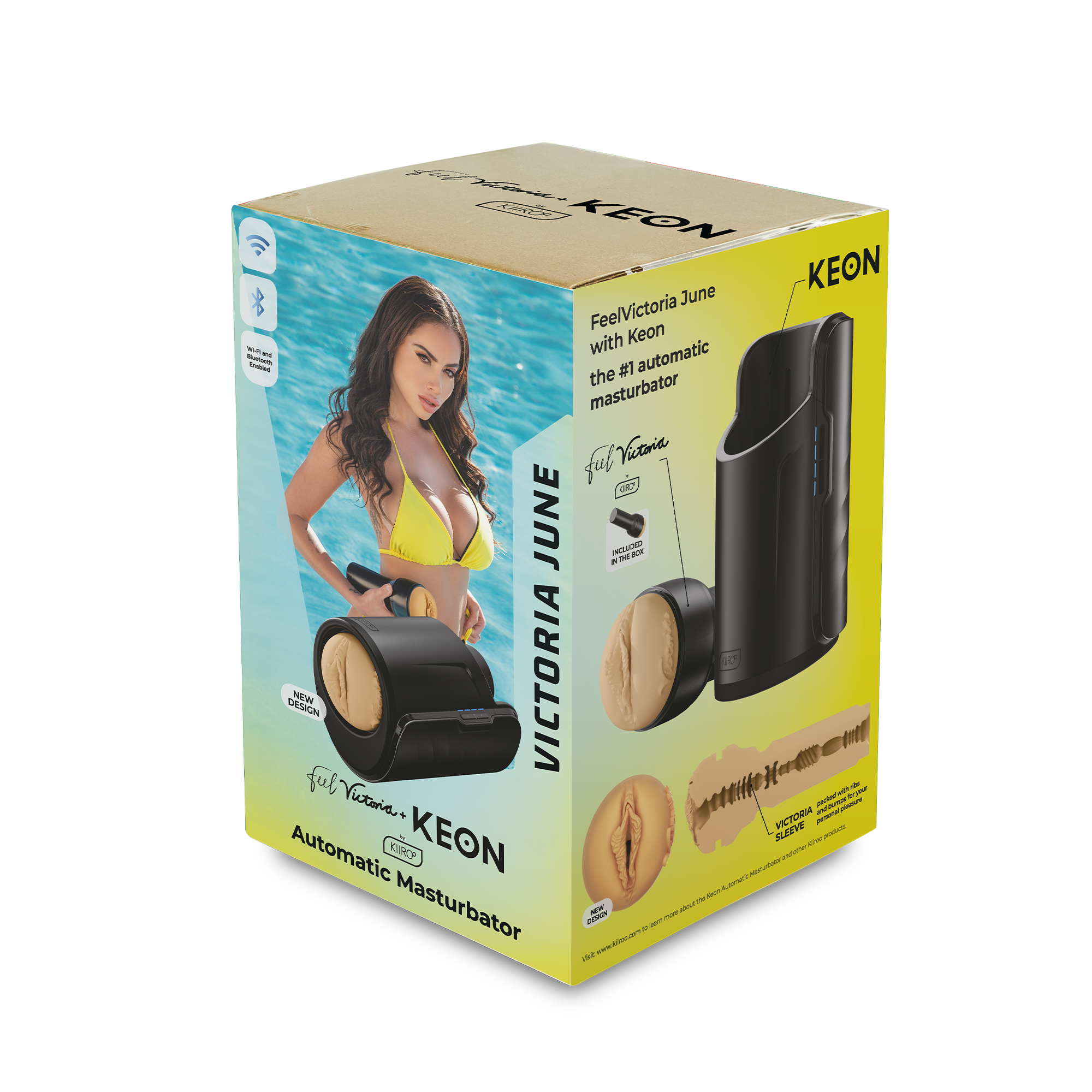 Kiiroo - Keon Combo Set met Feel Victoria June Stroker