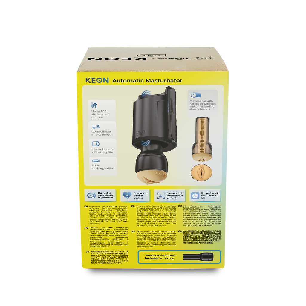 Kiiroo - Keon Combo Set met Feel Victoria June Stroker