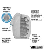 VIBEGGS - Candy Curves - Vibrerende Masturbatie Sleeve - Wit
