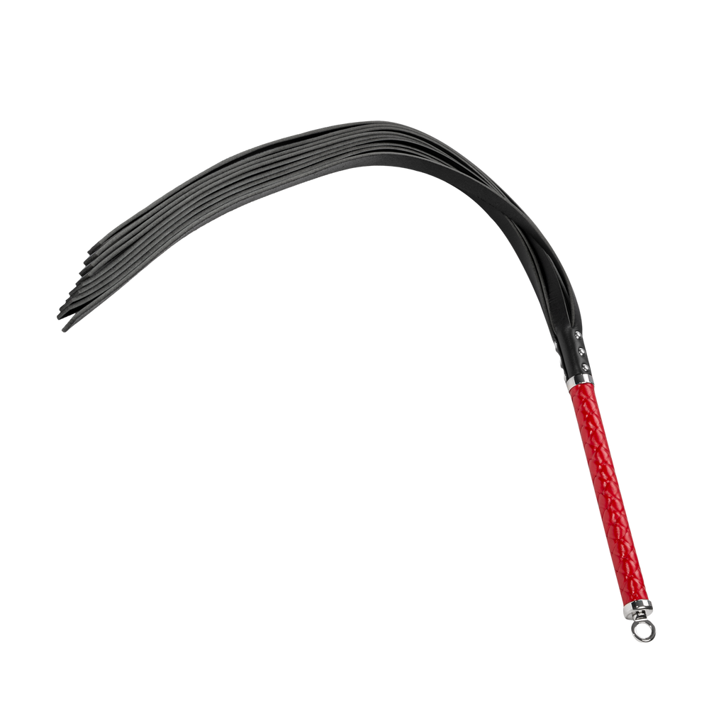 RISE - Lange Flogger (Harde Staarten) - Rood