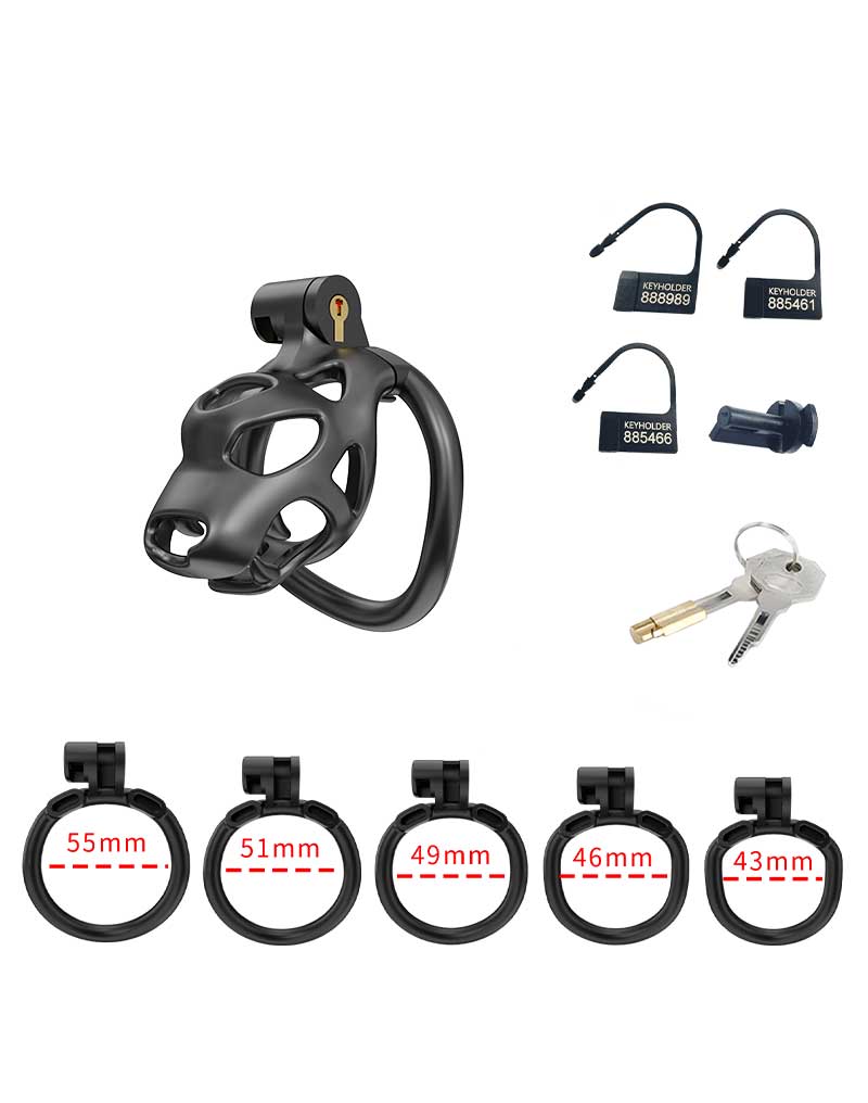 Rimba P-Cage - P-Cage PC07 - Peniskooi Maat XS - Zwart