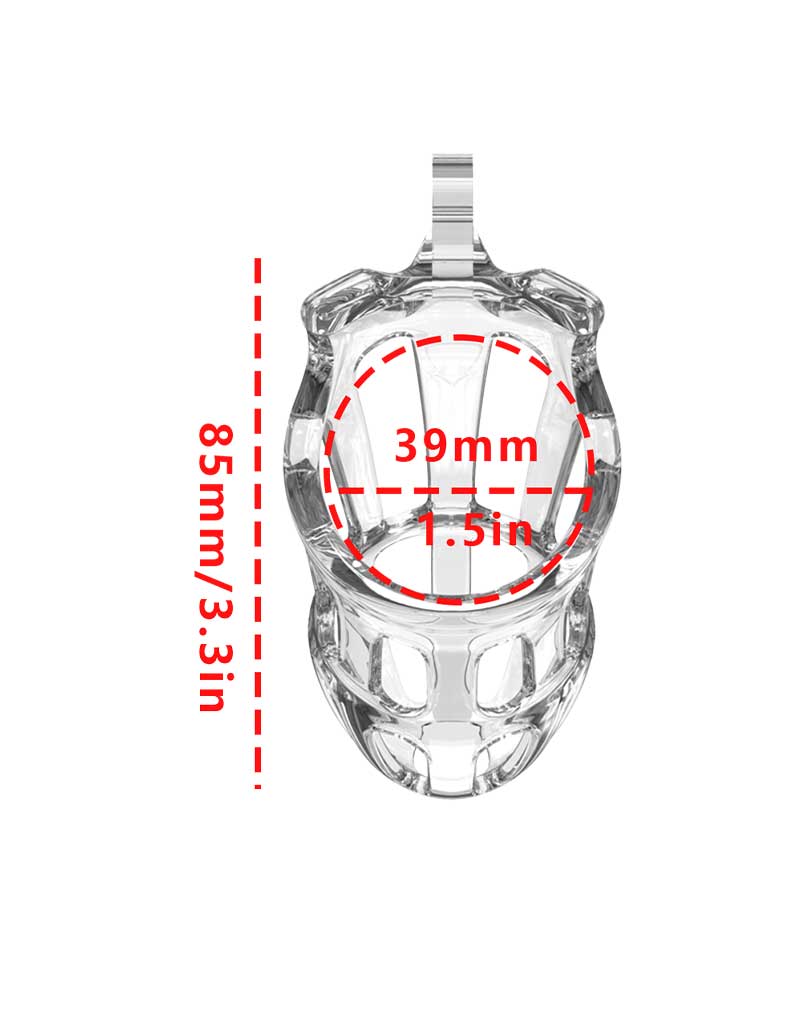Rimba P-Cage - P-Cage PC08 - Peniskooi Maat M - Transparant