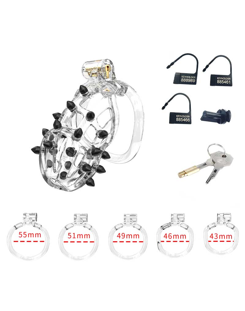 Rimba P-Cage - P-Cage PC09 - Peniskooi Maat S - Transparant