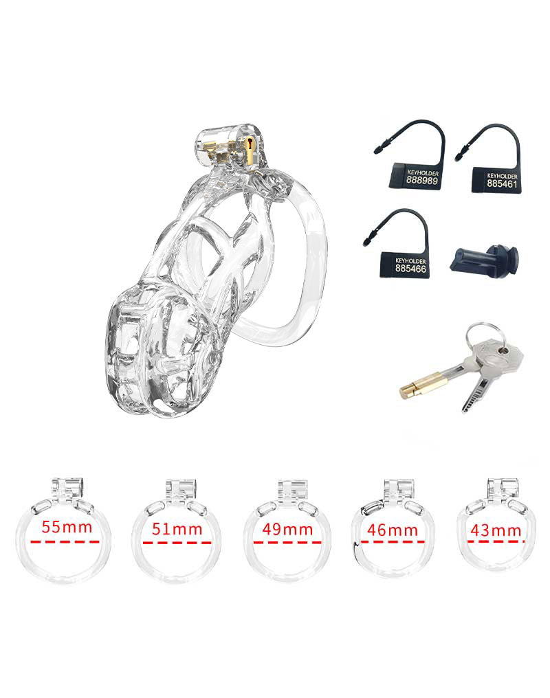 Rimba P-Cage - P-Cage PC11 - Peniskooi maat M - Transparant