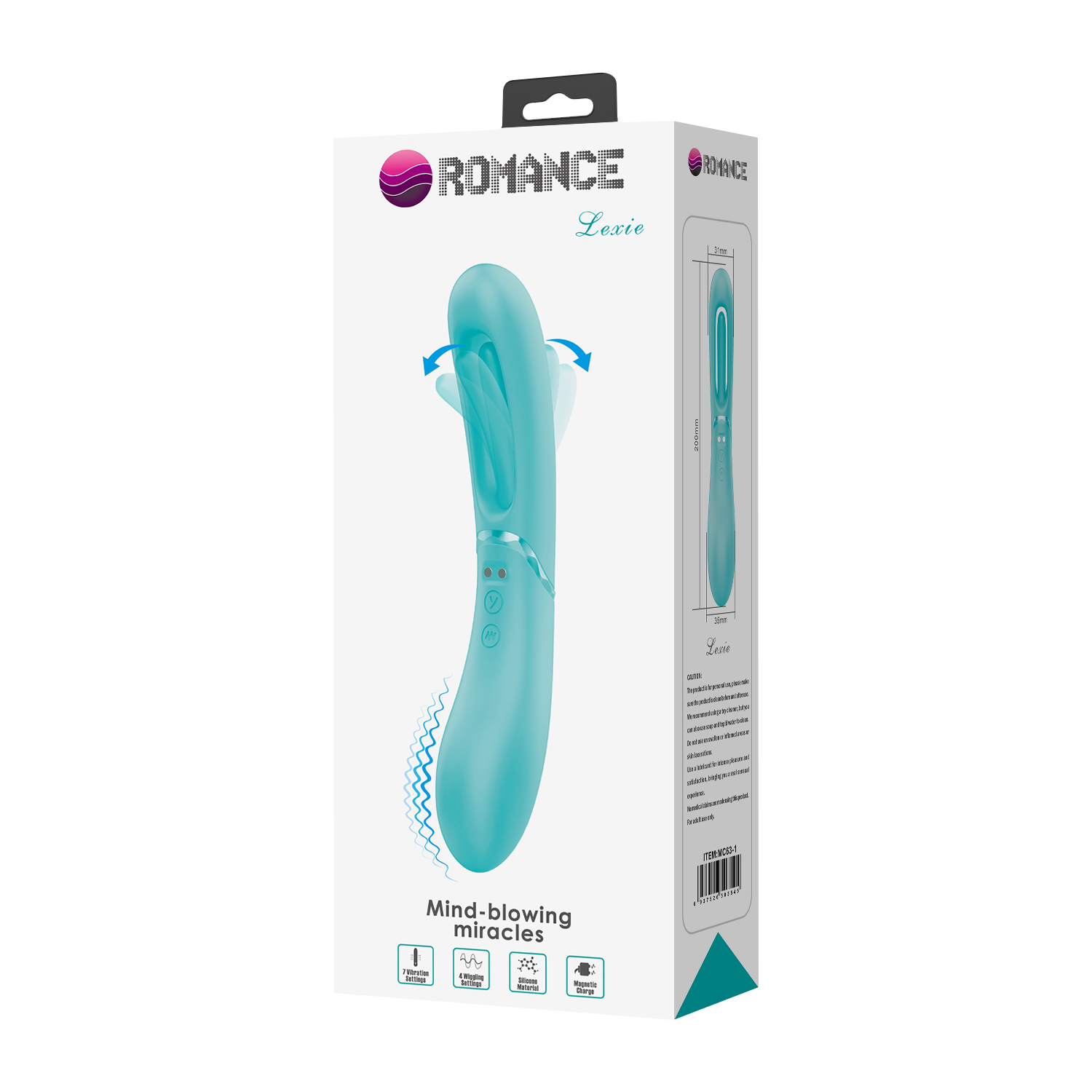 Pretty Love - Romance - Lexie - Vibrator - Blauw
