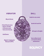 Bouncy Bliss - Classic - Zit-vibrator - Paars