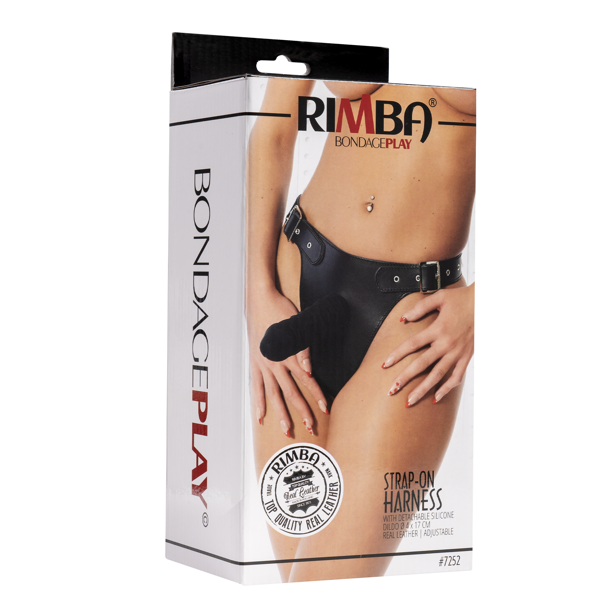 Rimba - Strap-on voorbindslip met dildo (4 x 17 cm.)