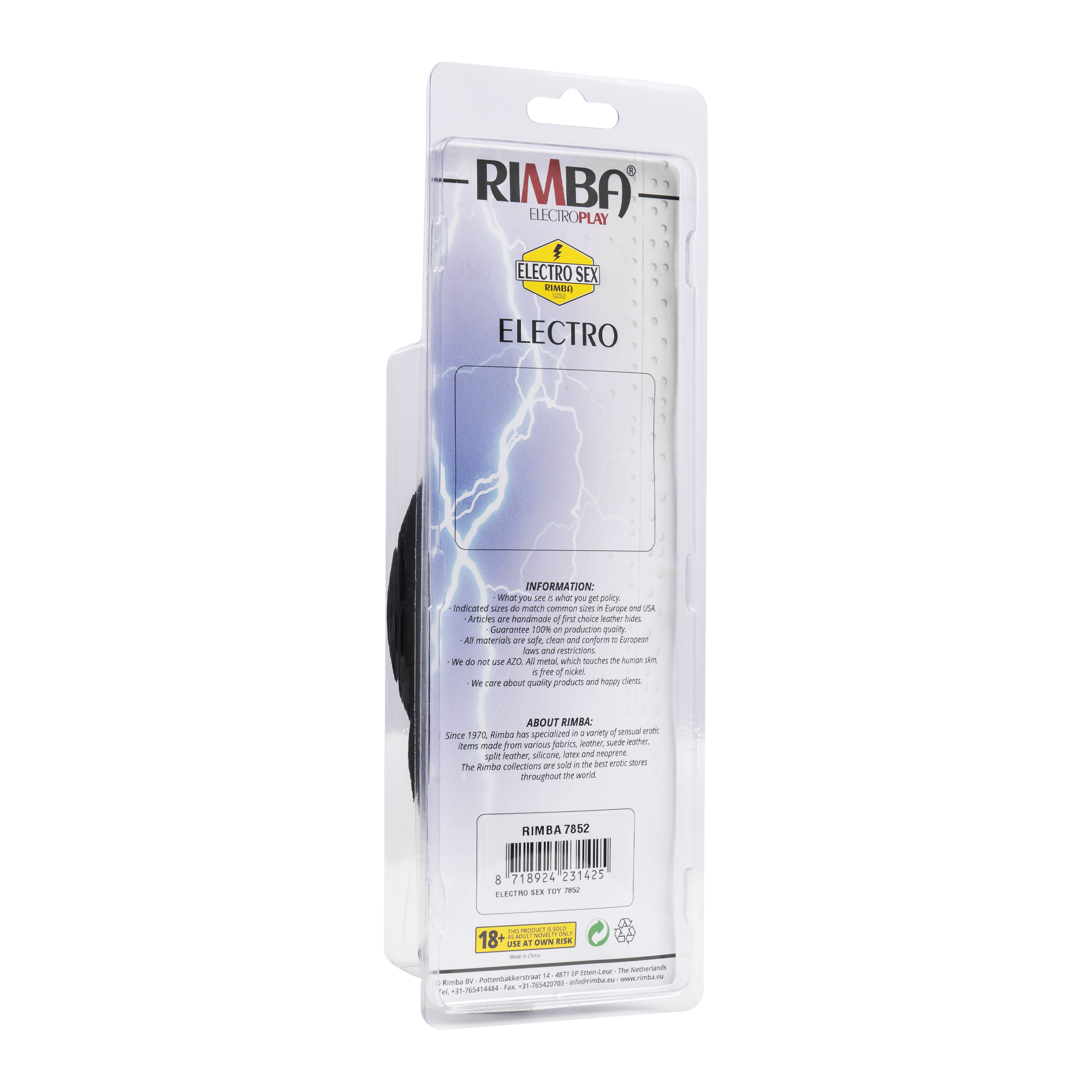 Rimba Electro Sex Body cups, bi polair  (per paar)