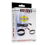 Rimba Electro Sex Siliconen Cock Ringen, uni polair. Plat model