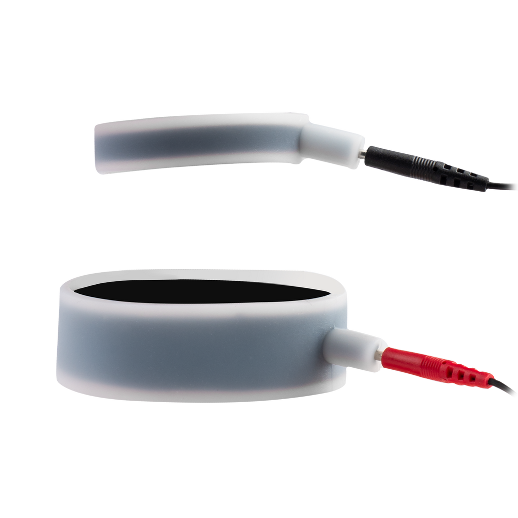 Rimba Electro Sex Siliconen Cock Ringen, uni polair. Plat model