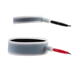 Rimba Electro Sex Siliconen Cock Ringen, uni polair. Plat model