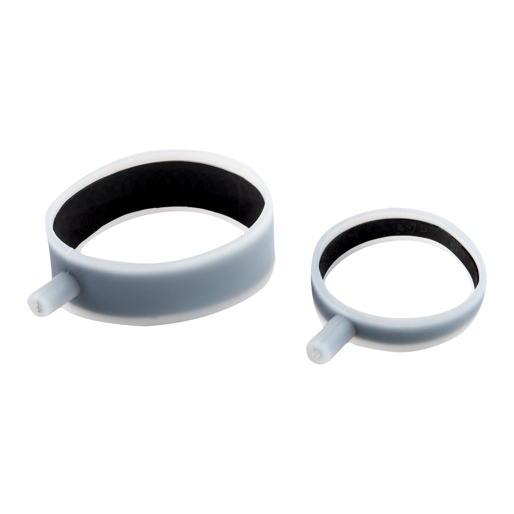 Rimba Electro Sex Siliconen Cock Ringen, uni polair. Plat model