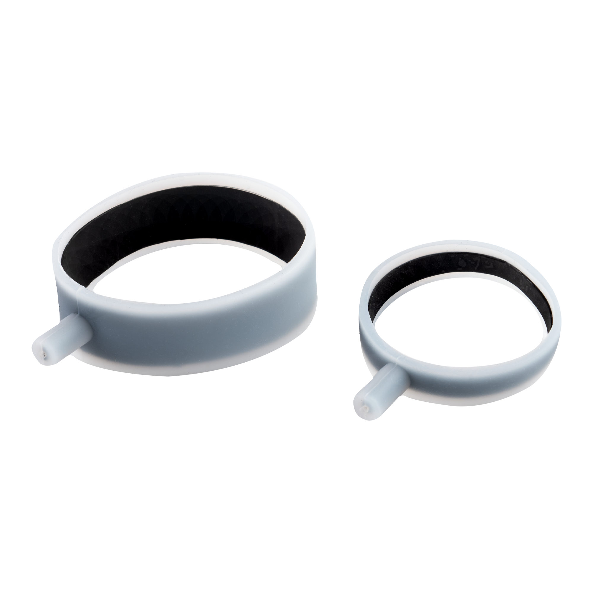 Rimba Electro Sex Siliconen Cock Ringen, uni polair. Plat model