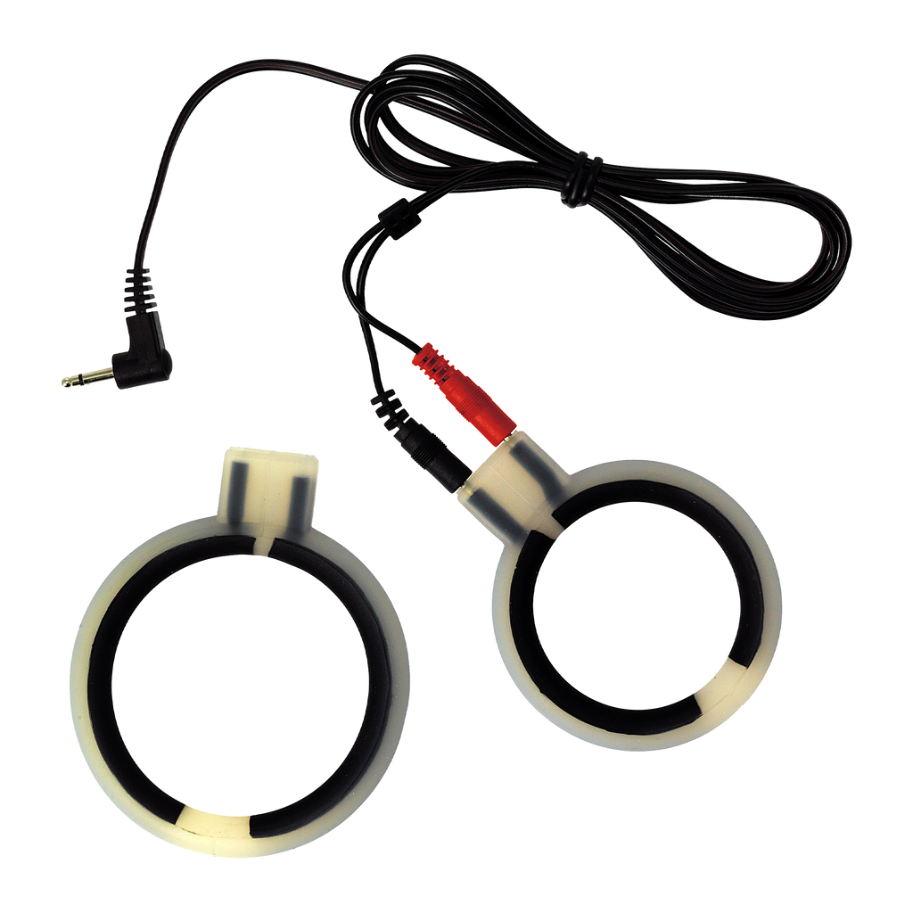Rimba Electro Sex Siliconen Cock Ringen, bi polair. Rond model