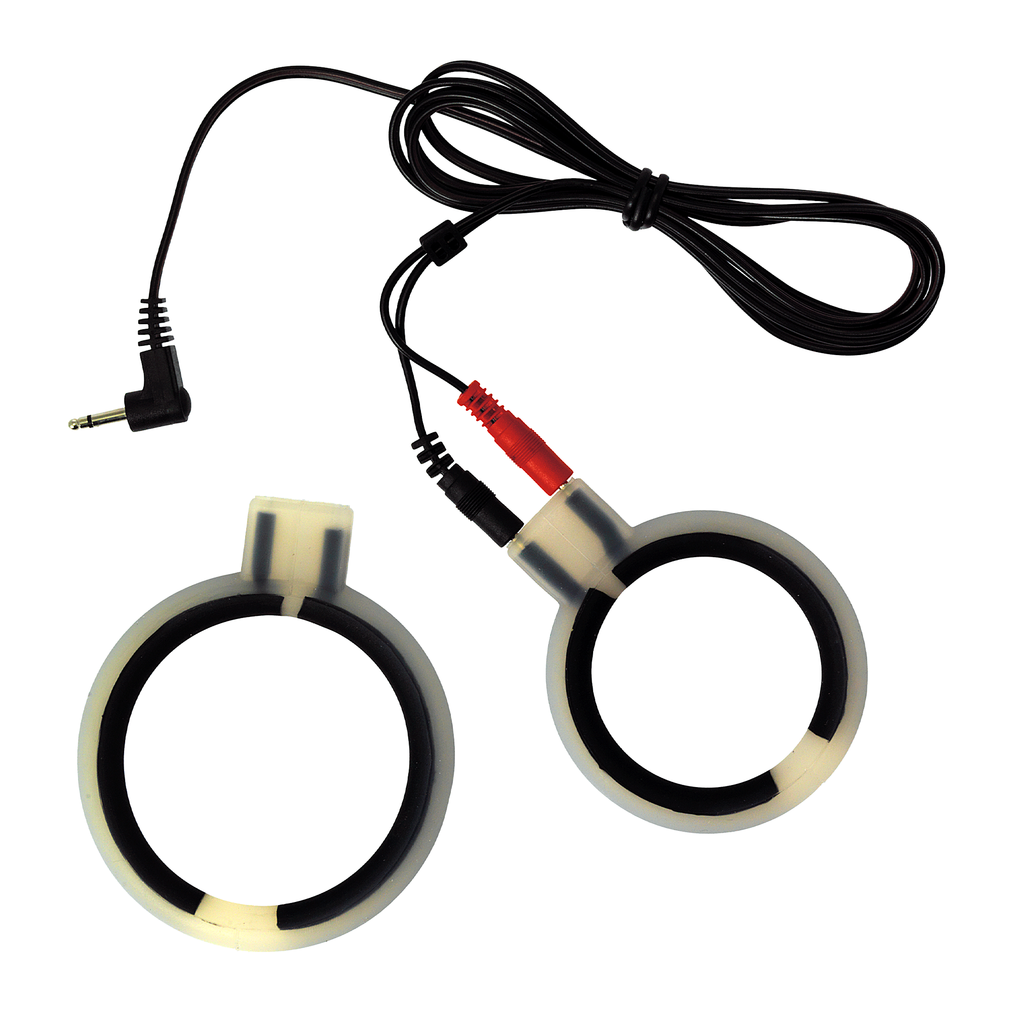 Rimba Electro Sex Siliconen Cock Ringen, bi polair. Rond model