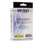 Rimba Electro Sex Siliconen Cock Ringen, bi polair. Rond model