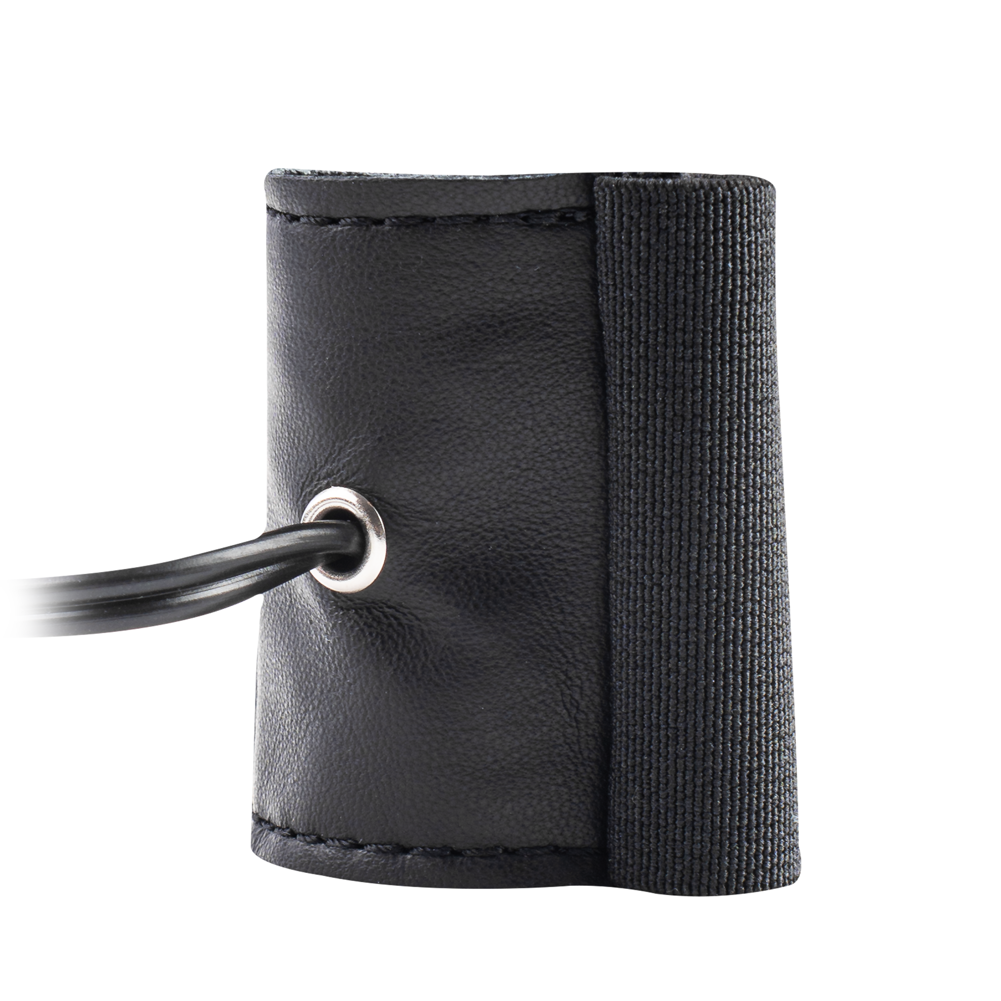 Rimba Electro Sex Lederen penisartikel met elastique,  bi-polair