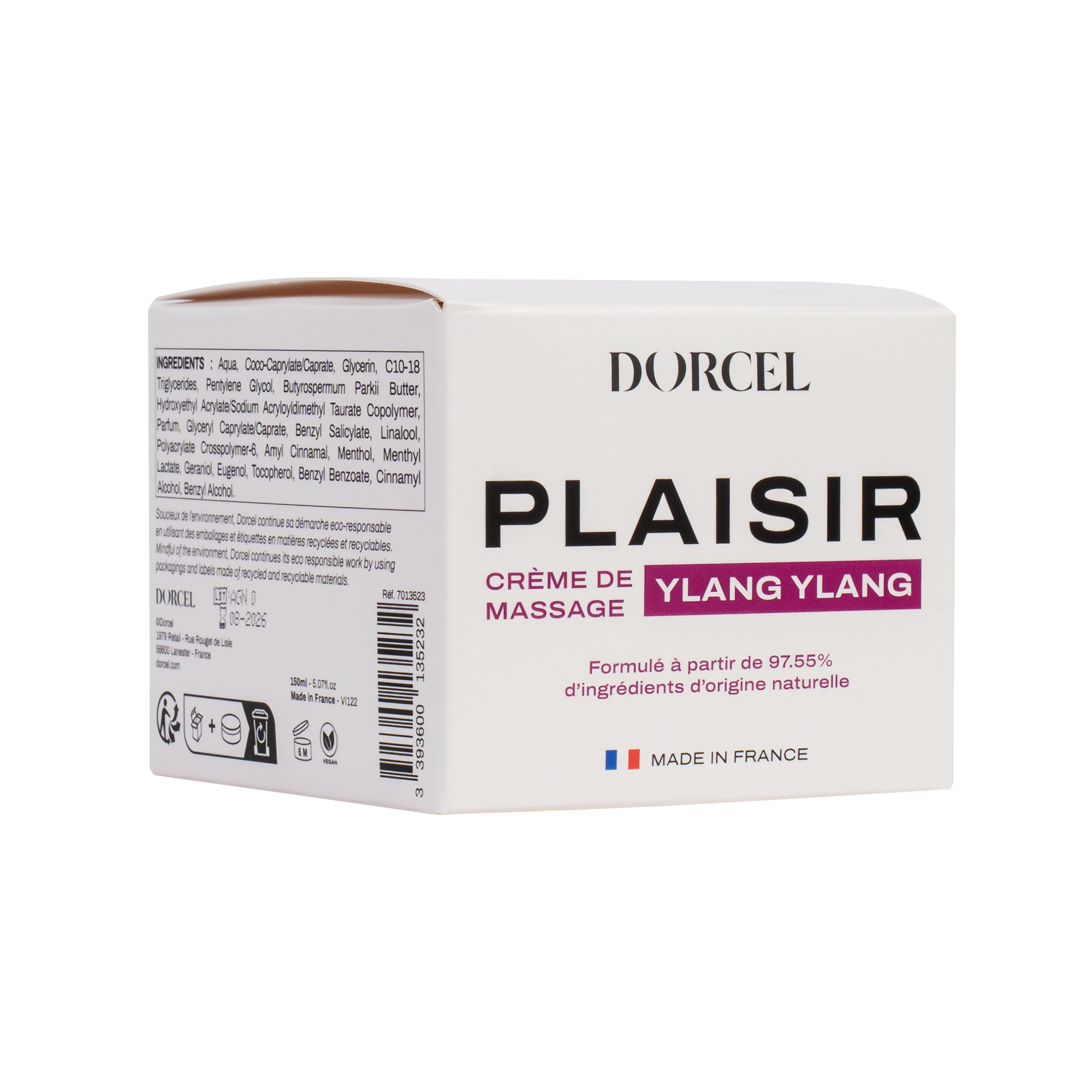 Dorcel - Plaisir - Ylang Ylang - Massagecrème - 150 ml