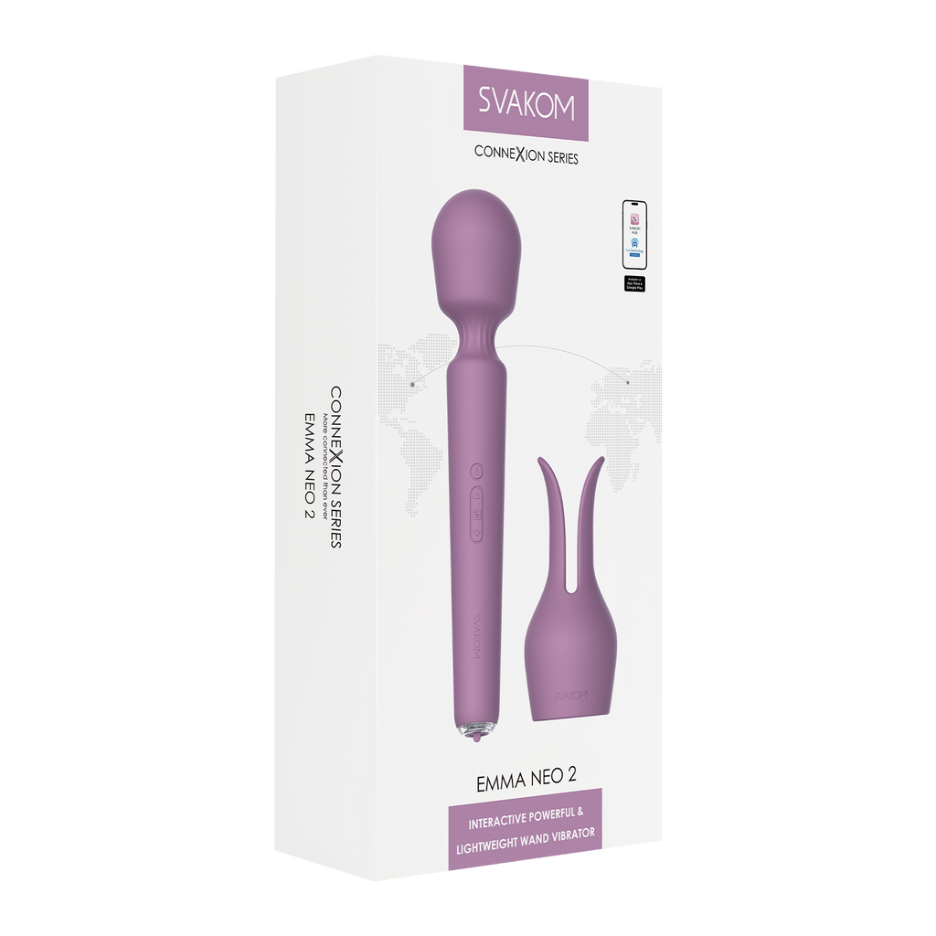SVAKOM - Emma Neo 2 - Interactieve en krachtige Wandvibrator - Roze