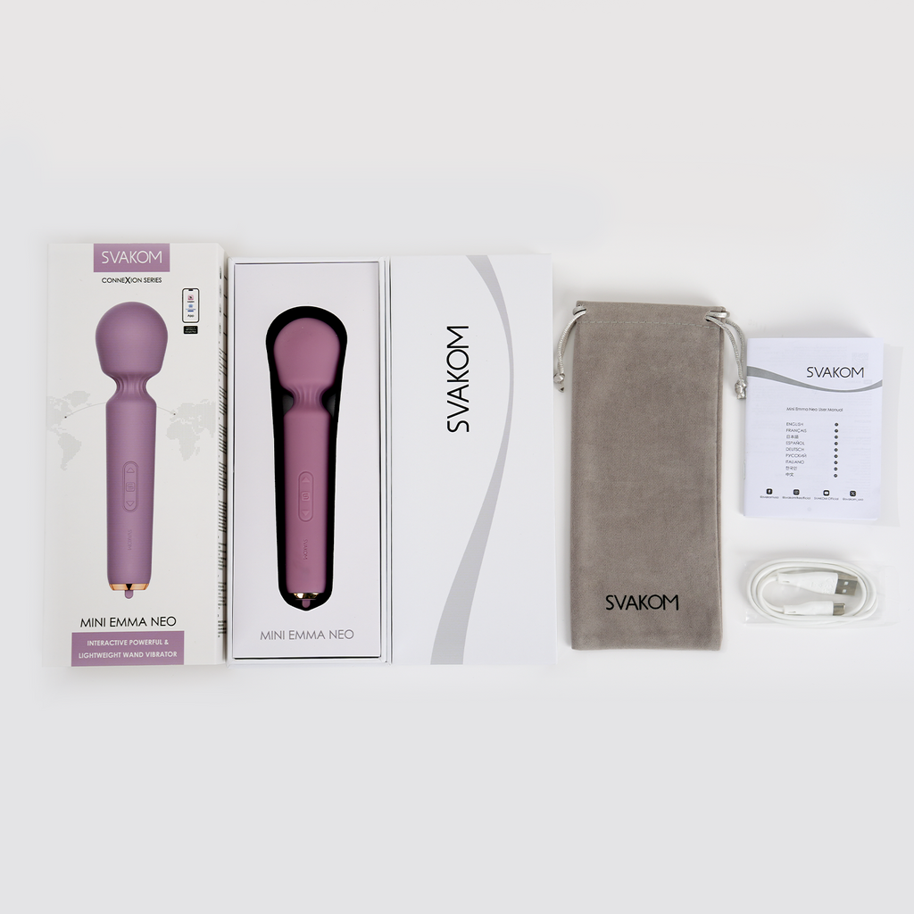 SVAKOM - Mini Emma Neo - Interactieve Compacte Wandvibrator - Roze