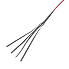 RISE - Feather - Zwart/Rood