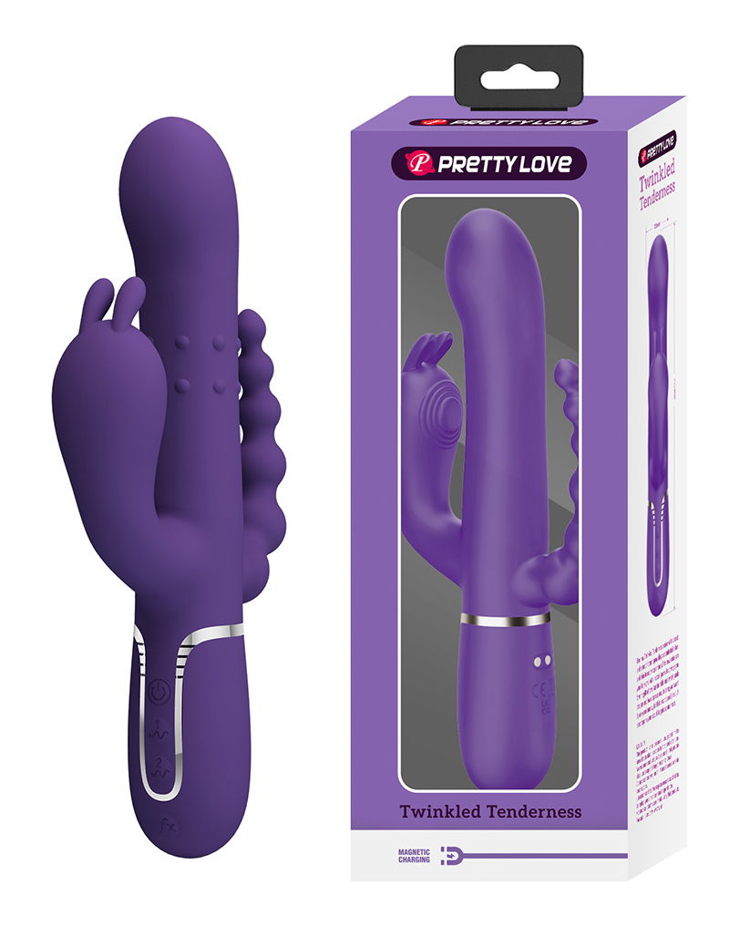 Pretty Love - Cammy - Triple Vibrator - Diep Paars