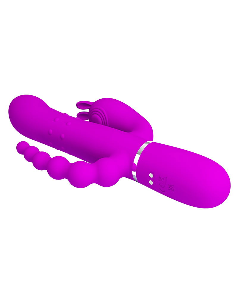 Pretty Love - Cammy - Triple Vibrator - Paars