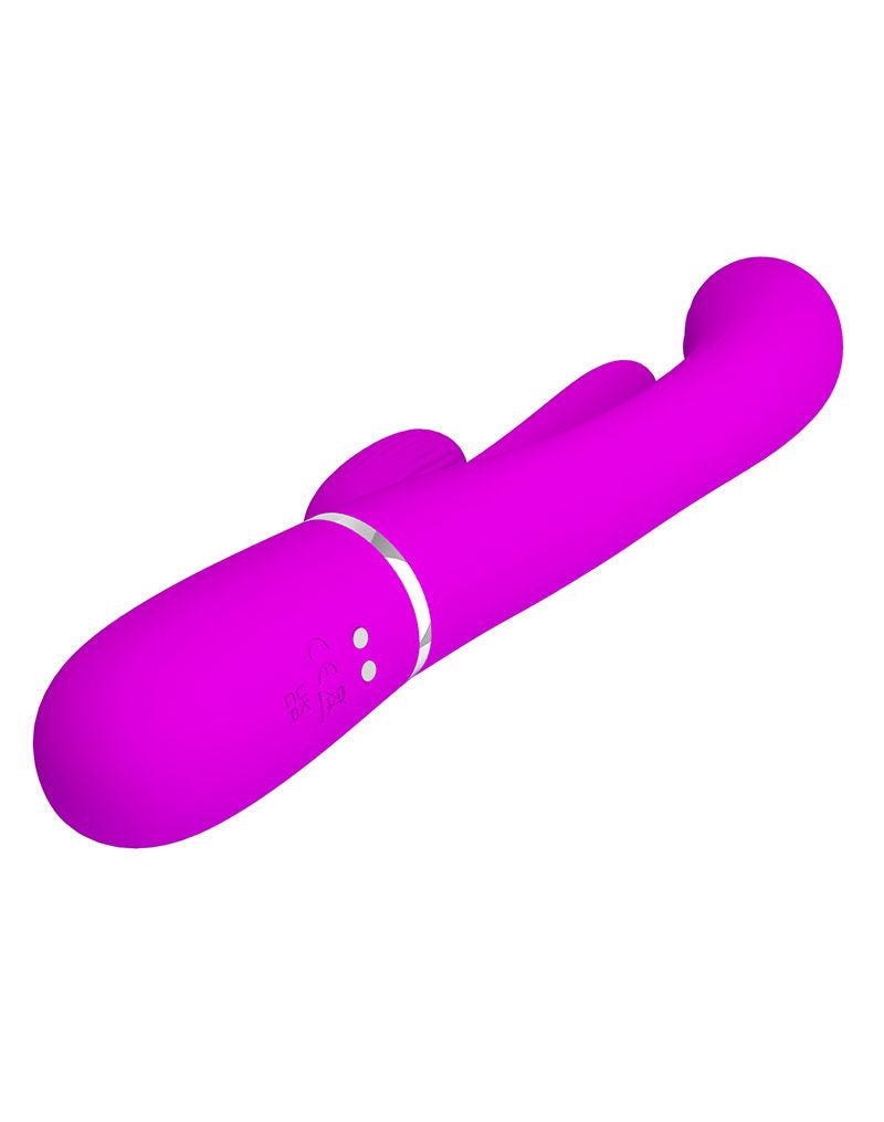 Pretty Love - Shania - Thrusting Rabbit Vibrator - Paars