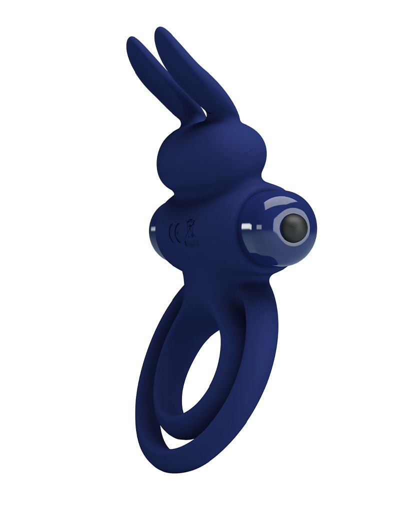Pretty Love - Darey - Rabbit Cock Ring - Donkerblauw