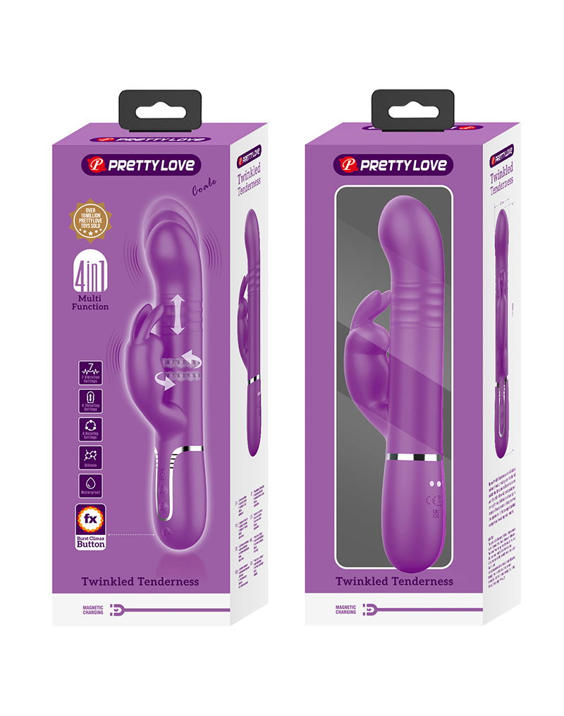 Pretty Love - Coale - Rabbit Vibrator - Diep Paars