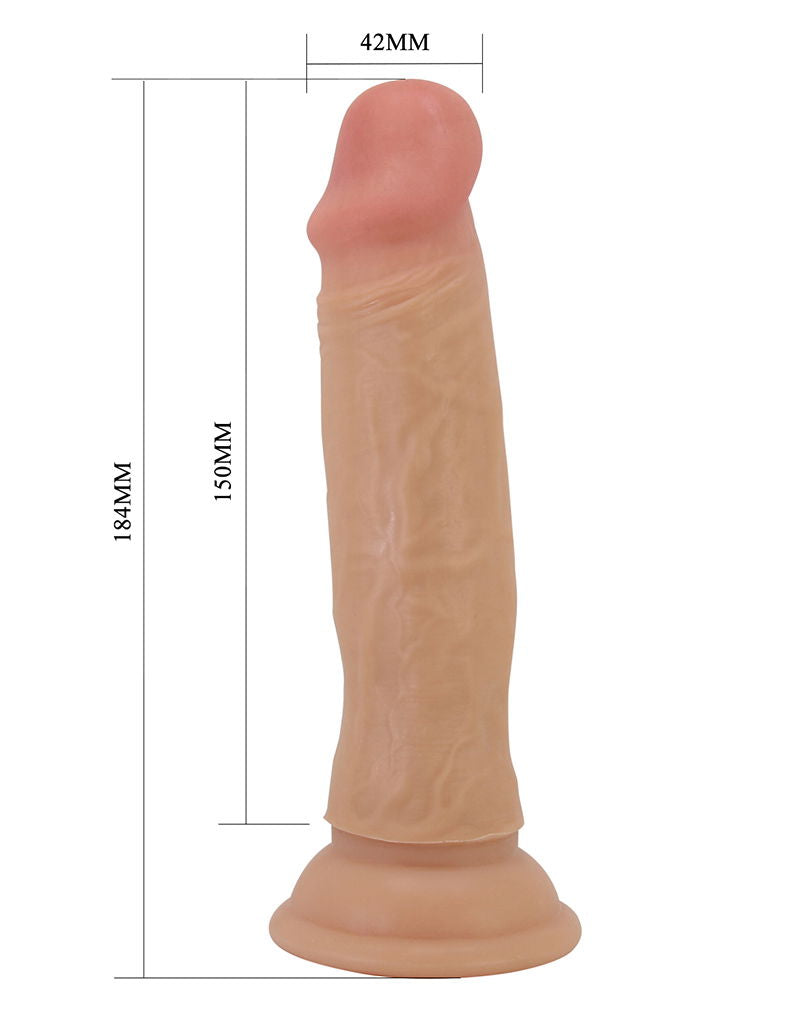 Pretty Love - Quentin - Sliding Skin Realistische  Dildo 18,4cm - Nude