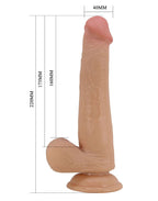 Pretty Love - Tallen - Sliding Skin Realistische Dildo 22cm - Nude