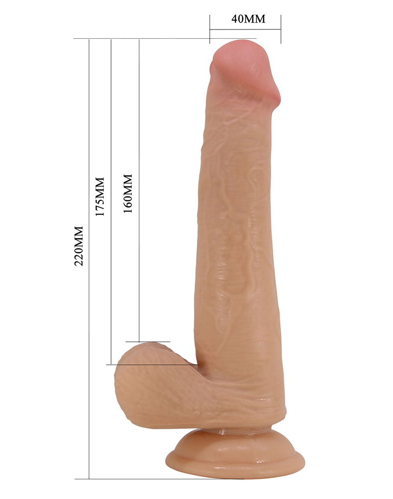 Pretty Love - Tallen - Sliding Skin Realistische Dildo 22cm - Nude