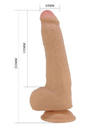 Pretty Love - Draco - Sliding Skin Realistic Dildo 23,3cm - Nude