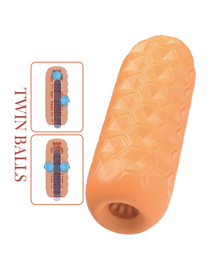 Pretty Love - Venus-X - Twin Balls Masturbator - Geel