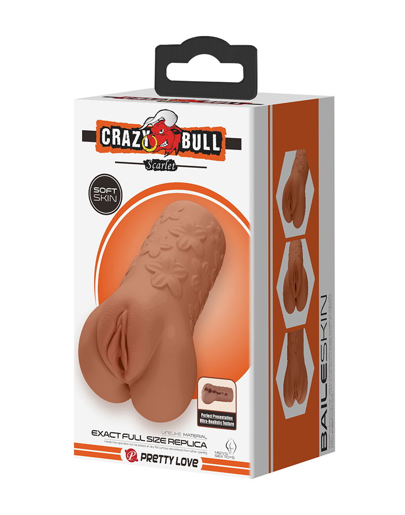 Crazy Bull - Scarlet - Masturbator voor mannen - Bruin