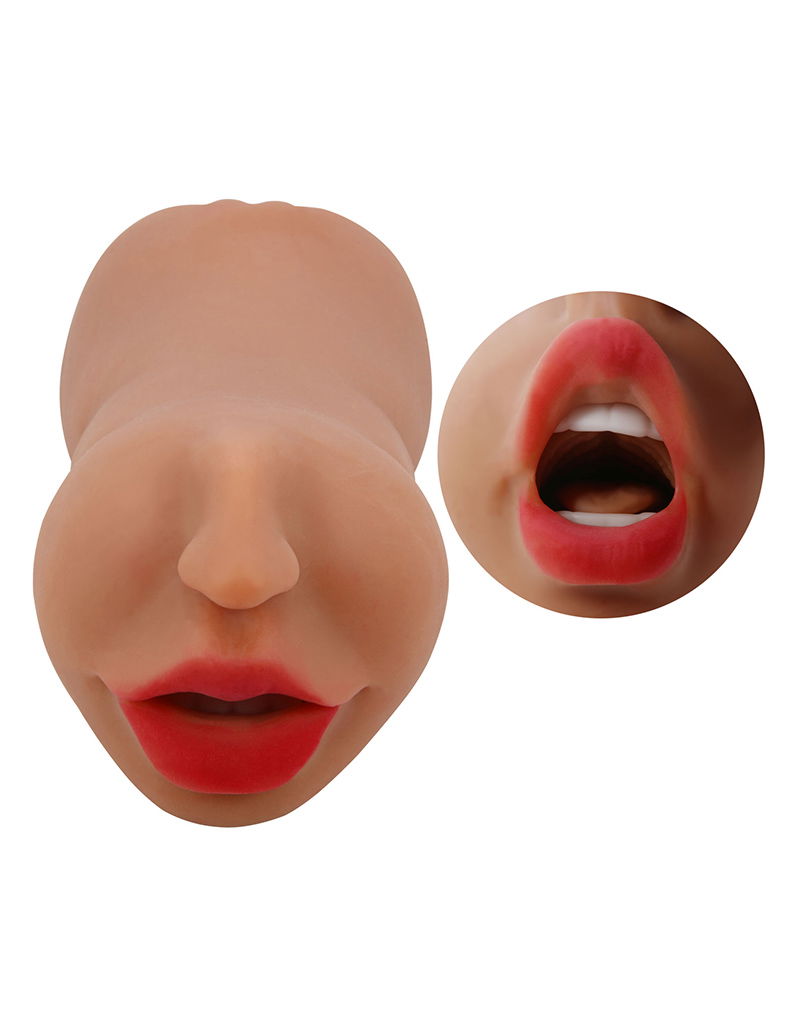 Crazy Bull - Zoey - Premium Dual Channel Mannelijke Masturbator - Bruin